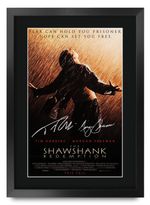Shawshank Redemption A3 Framed Poster Signed Autograph Gift for Tim Robbins Fan