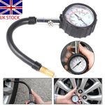 Bike Motorbike Car Van Tyre Pressure Gauge Air Measurement Inflator BAR PSI