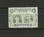 RHODESIA 1910/13 SG 121a 1/2d Bronze-Green MINT