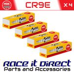 NGK Spark Plugs x4 CR9E (Threaded Top) Genuine 6263