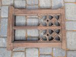English Gothic revival carved wooden Church screen panel