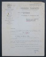 Invoice 1955 MECHANICAL FOUNDRY TANVEZ GUINGAMP old bill Rechnung 8