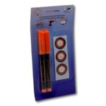 2 Permanent Ultra Violet Security Property Marker Marking Pens Invisible UV Ink