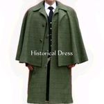 Men's Tweed Inverness Cape Coat, Men's Cape Coats