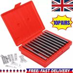20X 1/8"Steel Parallels Block Set Hardened Precision MillingMachine Parallel Pad