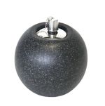 Oil Lamp Sphere Garden Torch Light Candle Terrazzo Terrace Decorative Ball 14cm