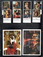 1994 Antigua & Barbuda Sc# 1857-66 Christmas, Paintings. MNH set Est$23.50
