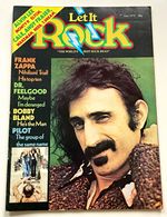 Let It Rock Magazine June 1975 Issue 30 Frank Zappa Cover Feature Illustrated