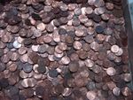 100+Job Lot of USA Cents COINS PENNIES TAKEN FROM A LARGE BOX UNCHECKED