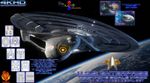 U.S.S. Enterprise-E 1/1400 Scale Enhanced Edition Aztec/Hull Detailing Set