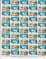 United States Cal Farley's Boys Ranch Homeless Charity Seals Stamps Sheet R18133