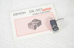 Denon DL-103 MC Cartridge W/ Manual  Stylus Cover Excellent Condition