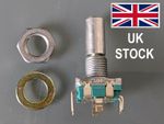 Rotary Shaft Encoder EC11 style, with push switch, UK stock