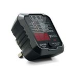 UK MAINS SOCKET TESTER 240V TEST PLUG IN SOCKET SAFE FAULT EARTH LIVE NEUTRAL