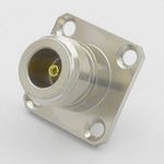 N Type Female Chassis Socket Panel Mount Bulkhead Jack Square Flange Four Hole 