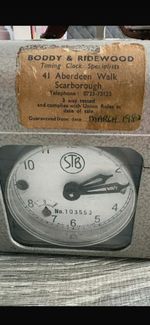 Classic Retro Pigeon Clock Time Race Time Pice Sports Clock STB Switzerland 
