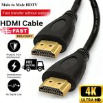 4K HDMI Cable 2.0 UltraHD High Speed 2160p 0.5m/1m/2m/3m/5m/10m/15m Premium Lead