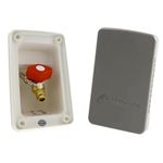 Whale Gas Outlet External Box + Easi Slide Grey Lid BBQ Caravan Motorhome