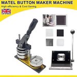 2 in Square Badge Magnet Maker DIY Fridge Magnets Kit 100pcs Materials & Cutter