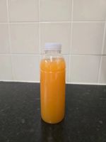 500ml Plastic Fruit Juice Smoothie Bottles with white Caps Pack of 40 bottles