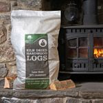 Jumbo 60 Litre Sack of Kiln Dried Hardwood Logs - Ready to Burn - 18KG Approx
