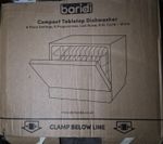 Baridi Compact Tabletop Countertop Dishwasher White DH83 Brand New Boxed