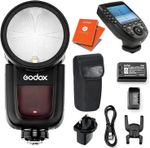 GODOX V1-C Round Head Camera Flash Speedlite with XPro-C Trigger for CANON