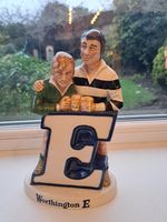 Beswick Worthington E Figure Group Two Rugby Players
