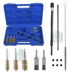 14Pc Diesel Injector Seat Brush Cleaner Tool Universal Fuel Injector Washing Kit