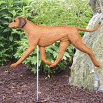 Rhodesian Ridgeback Outdoor Garden Sign Hand Painted Figure