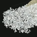 100pcs 0.7～25mm Round white Loose cubic zirconia  AAAAA CZ stone Brilliant
