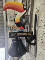 GUINNESS Cast Iron TOUCAN Bar Bell (GUINNESS is Good For You)