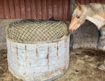 Round/Big Bale Hay/Haylage Net - 2.2mX1.7m -Hayledge- 5cm Holes -Black- Stop Was