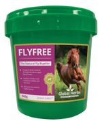 Global Herbs FLYFREE Horse Supplement The Natural Fly Repeller