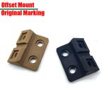 M lok Keymod Offset Rail Mount Fit 20mm Picatinny For M300 M600 Hunting Torch