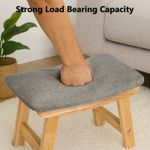 Wooden Shoe Stool Footstool Ottoman in , Designed for Living Room,Bedroom