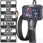 ANCEL AN302 210° Articulating Borescope Dual Lens Endoscope Inspection Camera