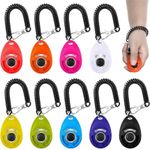 1Pcs Pet Dog Training Clicker Cat Puppy Button Click Trainer Obedience Aid Click