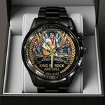 Elvis Presley Black Stainless Steel Watch Y306262
