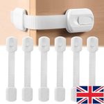 5/10 PACK Baby Safety Cupboard Door Strap Locks Home Child Proofing