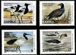 Zambia #Mi1068II/#Mi1257-Mi1259 MNH 2001 Plover Duck Ibis Gallinule [927-930]