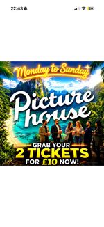 2x PictureHouse Cinema Tickets For £10: Monday To Sunday ~ Read Description