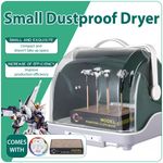 Heated Model Painting Dryer Booth Airbrush Dust Cover Drying Box Craft Hobby DIY