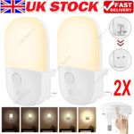 2Pack Night Light Plug in Wall, Automatic Night Light with Dusk to Dawn Sensor