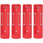 4 Pieces Magnetic Spray Can Holders Metal Mounting Brackets with Hook for Cans
