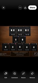 Wessex Mint .999 Silver Set of 7 x1g Carded and 3x2g carded . 13g total