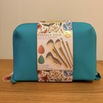 Grass Roots Perfect Face Brush & Blender Collection 7pc with Blue Zipper Bag 