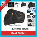 Motorcycle Cover Waterproof 210D UV Dustproof Outdoor Indoor Scooter