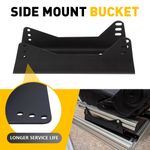 2X BB Racing Bucket Seat Side Mounts Fits OMP Sparco Cobra etc Black Universal
