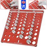 Standard and Metric Nut & Bolt 34 Thread Checker Bolt and Nut Identifier Gauge